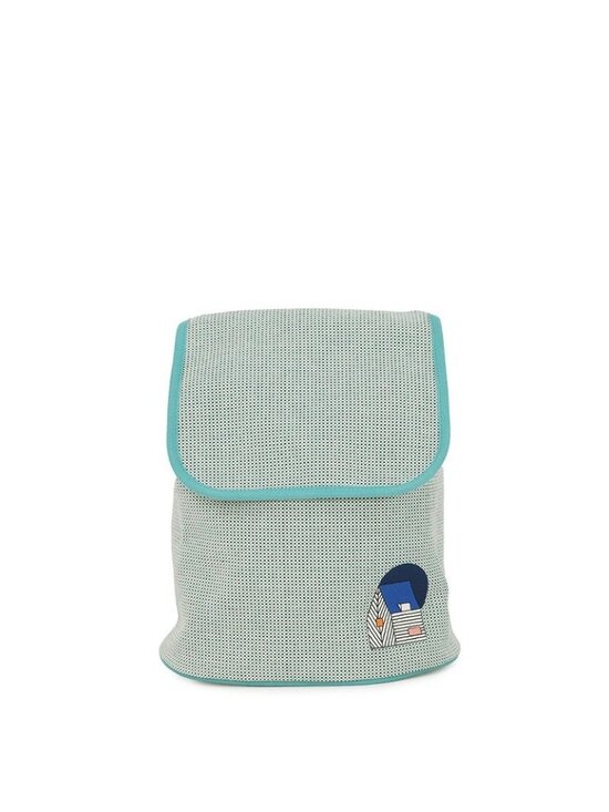 Hermes Backpack les Cabanes Embroidery Tricolor main image 8